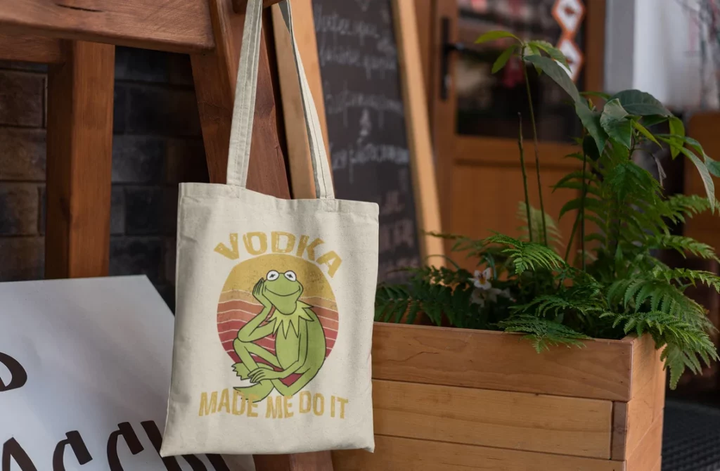 Kermit The Frog Muppets Tote Bag