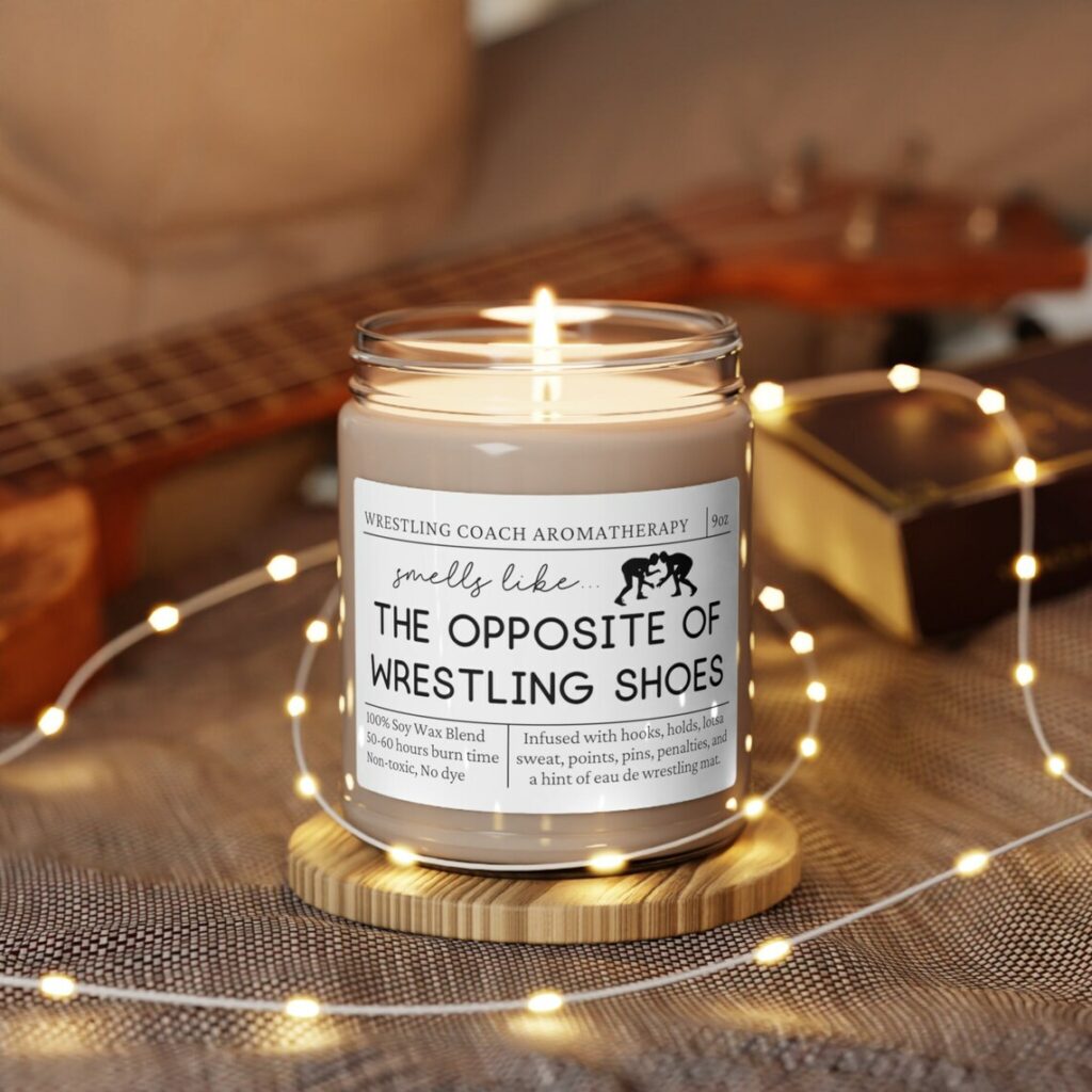Wrestling Coach Candle