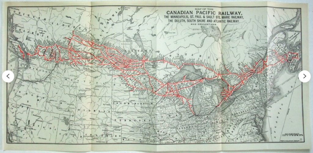 Canadian Pacific Railway Map