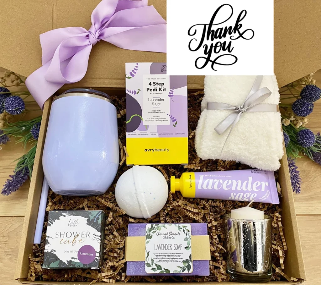 Lavender and Sage Gift Basket